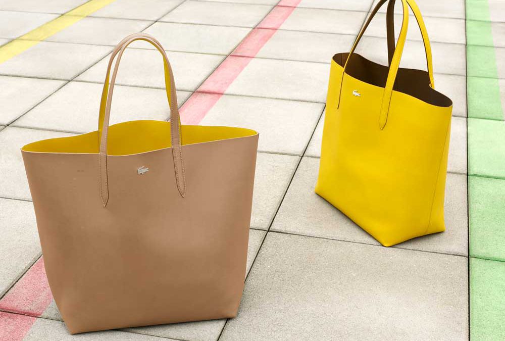 Lacoste Is Launching A New Collection Of 2-In-1 Shopping Bags.