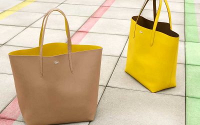 Lacoste Is Launching A New Collection Of 2-In-1 Shopping Bags.